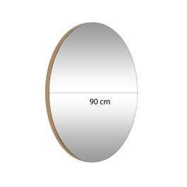 Hanah Home Espejo Gold 90 Dorado de 90 cm